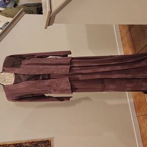Spencer Alexis 2-piece full-length dusty pink dress Size 10